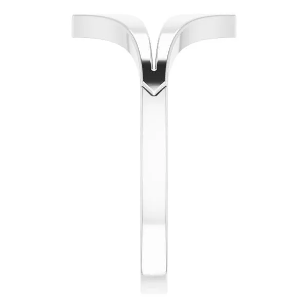 Negative Space V Ring Image 4 James Wolf Jewelers Mason, OH