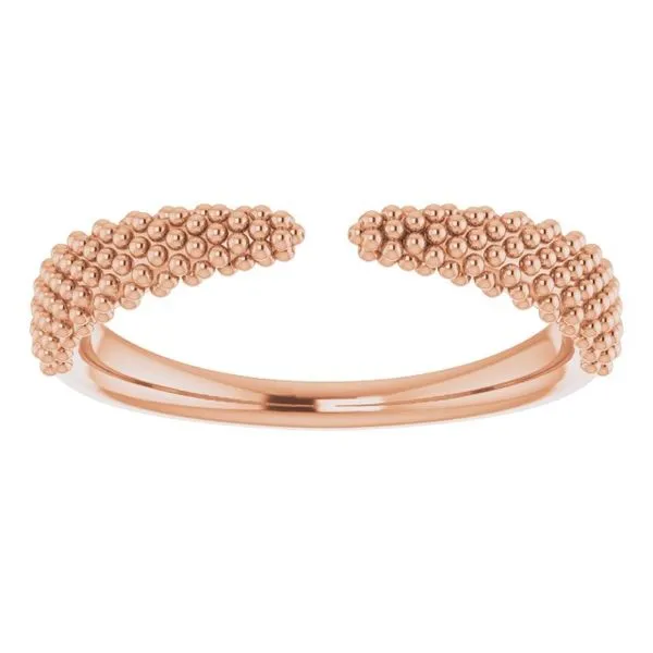 Beaded Negative Space Ring Image 3 Jerald Jewelers Latrobe, PA