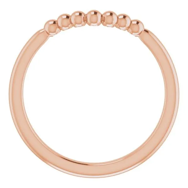 Stackable Beaded Stackable Ring Image 2 Leslie E. Sandler Fine Jewelry and Gemstones rockville , MD