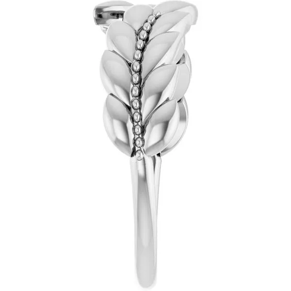 Leaf Negative Space Ring Image 4 James Wolf Jewelers Mason, OH