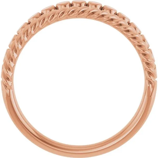 Negative Space Rope Ring Image 2 Milan's Jewelry Inc Sarasota, FL