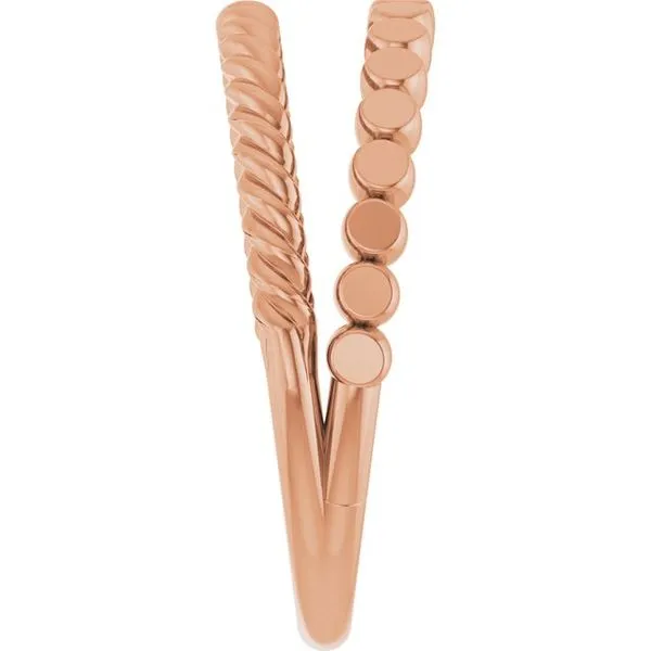 Negative Space Rope Ring Image 4 Long Jewelers Chesapeake, VA