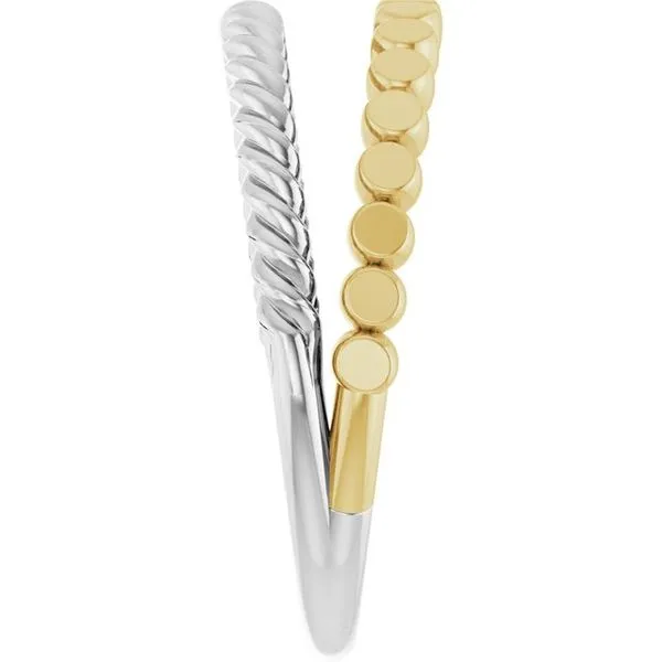 Negative Space Rope Ring Image 4 Jerald Jewelers Latrobe, PA