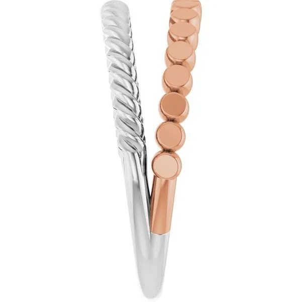 Negative Space Rope Ring Image 4 M. J. Thomas Jewelers, Ltd. Stratford, CT