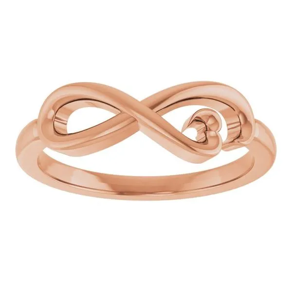 Infinity-Inspired Heart Ring Image 3 Boyd Jewelers Wesley Chapel, FL