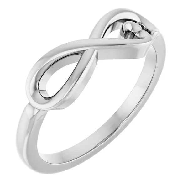 Infinity-Inspired Heart Ring D'Errico Jewelry Scarsdale, NY