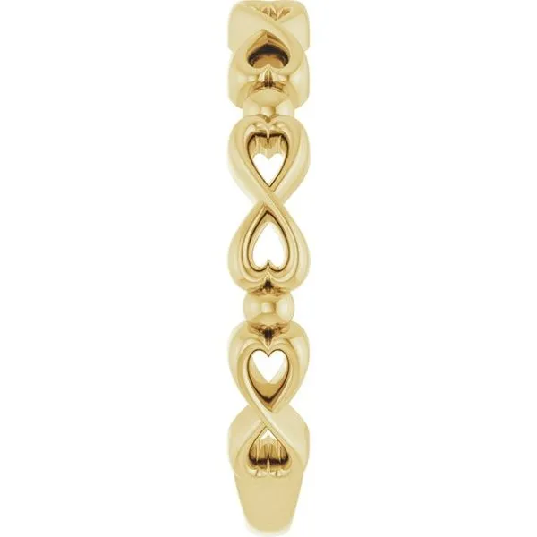 Infinity-Inspired Heart Ring Image 4 Boyd Jewelers Wesley Chapel, FL