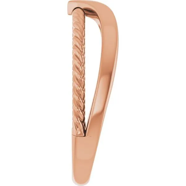 Negative Space Rope Ring Image 4 M. J. Thomas Jewelers, Ltd. Stratford, CT