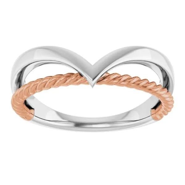 Negative Space Rope Ring Image 3 Milan's Jewelry Inc Sarasota, FL