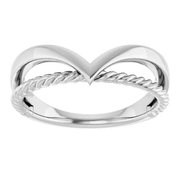 Negative Space Rope Ring Image 3 Jerald Jewelers Latrobe, PA