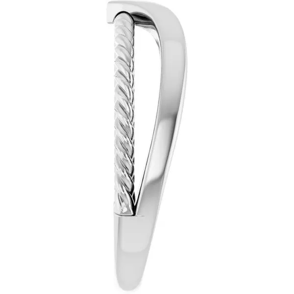 Negative Space Rope Ring Image 4 James Wolf Jewelers Mason, OH
