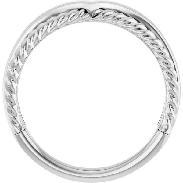 Negative Space Rope Ring Image 2 Jerald Jewelers Latrobe, PA