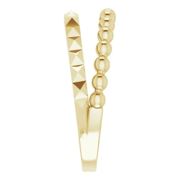 Stackable Geometric Ring Image 4 Leslie E. Sandler Fine Jewelry and Gemstones rockville , MD