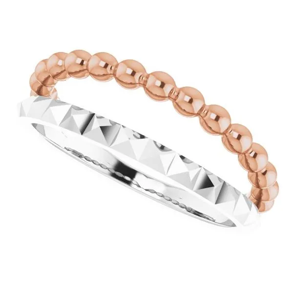 Stackable Geometric Ring Image 5 James Wolf Jewelers Mason, OH