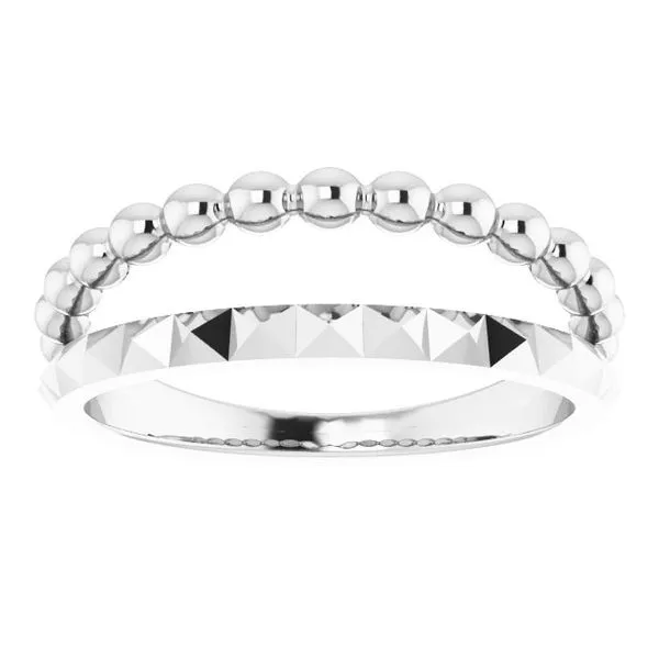 Stackable Geometric Ring Image 3 Henry B. Ball Jewelers Canton, OH