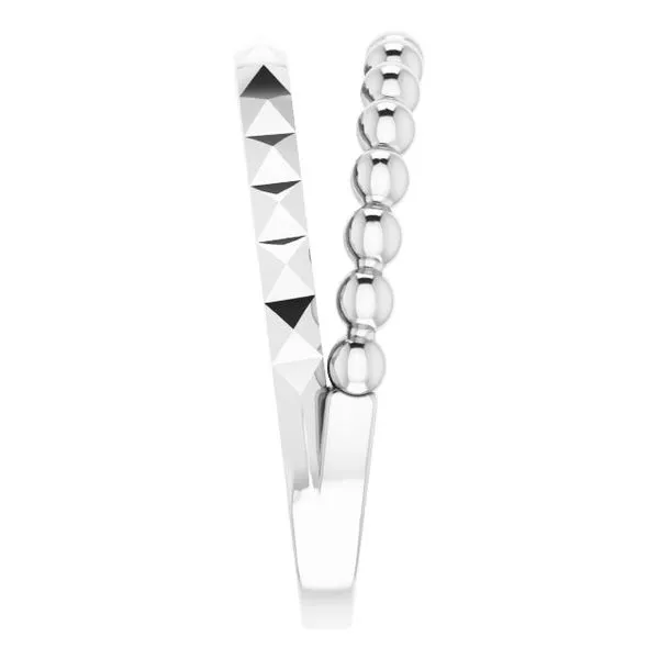 Stackable Geometric Ring Image 4 Henry B. Ball Jewelers Canton, OH