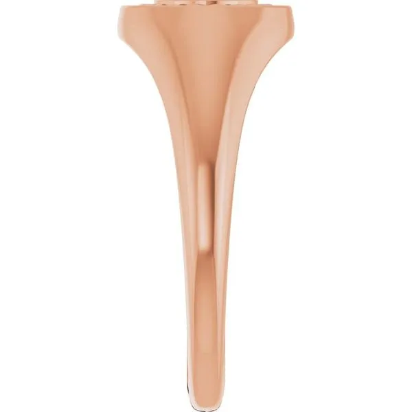 Oval Rope Signet Ring Image 4 Milan's Jewelry Inc Sarasota, FL