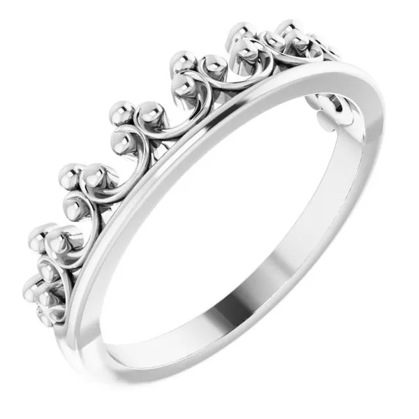 Stackable Crown Ring D'Errico Jewelry Scarsdale, NY