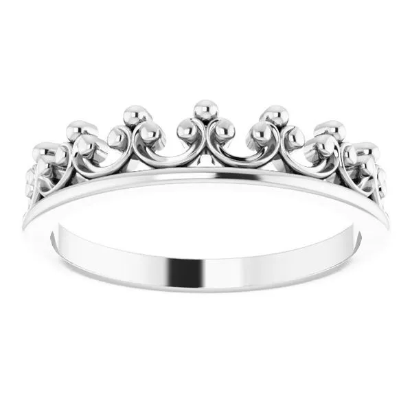 Stackable Crown Ring Image 3 D'Errico Jewelry Scarsdale, NY