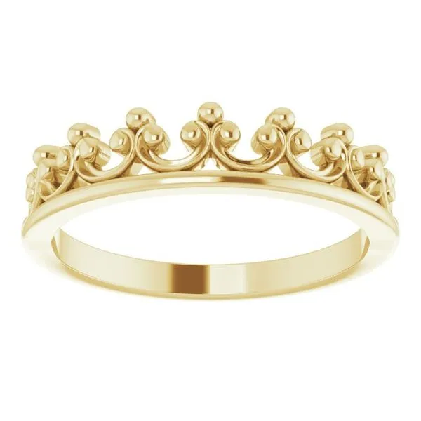 Stackable Crown Ring Image 3 James Wolf Jewelers Mason, OH