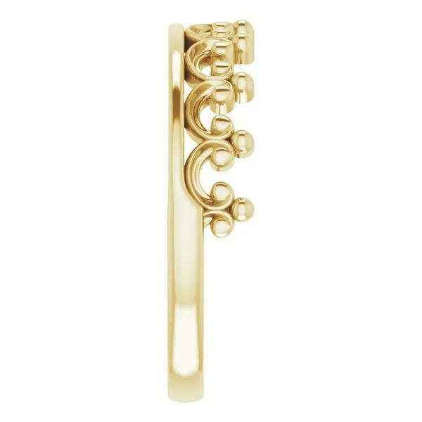 Stackable Crown Ring Image 4 John E. Koller Jewelry Designs owasso, OK