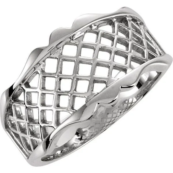 Latticework Ring James Wolf Jewelers Mason, OH