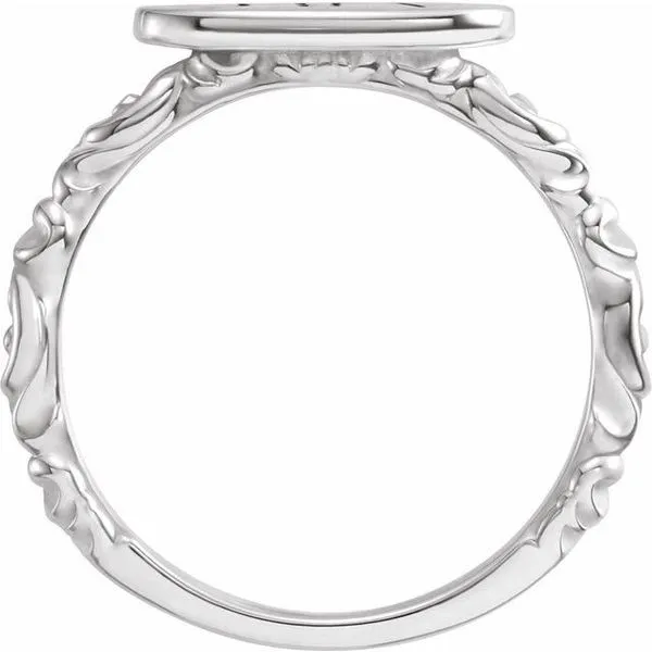 Oval Signet Ring Image 2 Moseley Diamond Showcase Inc Lexington, SC