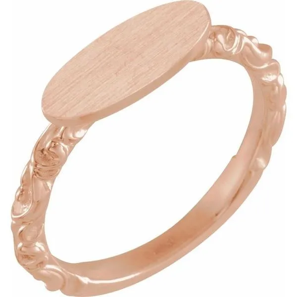 Oval Signet Ring James Wolf Jewelers Mason, OH