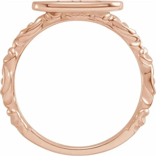 Oval Signet Ring Image 2 M. J. Thomas Jewelers, Ltd. Stratford, CT