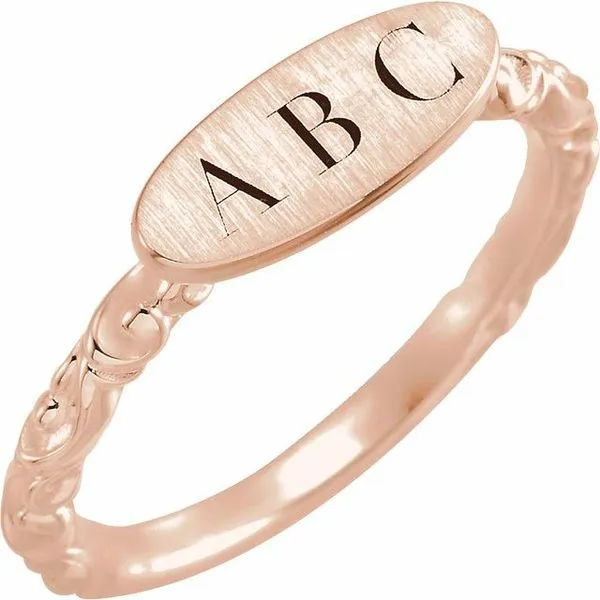 Oval Signet Ring Image 3 M. J. Thomas Jewelers, Ltd. Stratford, CT