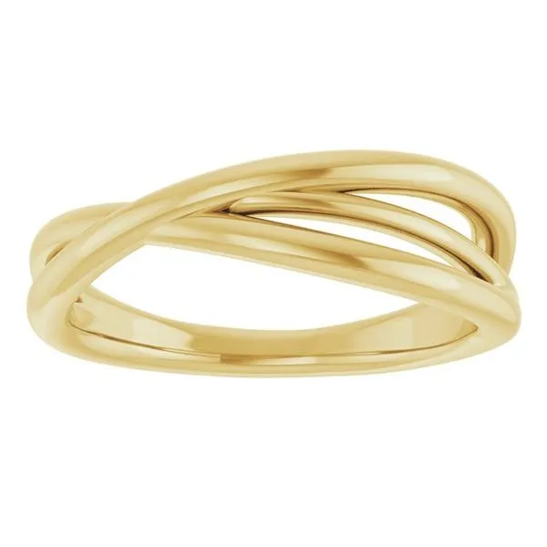 Criss-Cross Ring Image 3 James Wolf Jewelers Mason, OH