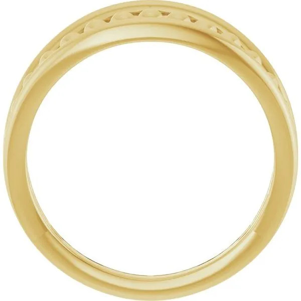 Negative Space Beaded Ring Image 2 James Wolf Jewelers Mason, OH