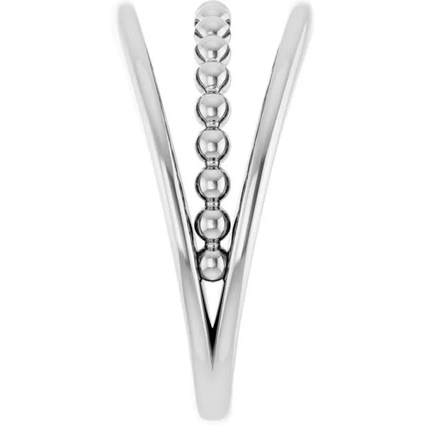 Negative Space Beaded Ring Image 4 Jerald Jewelers Latrobe, PA
