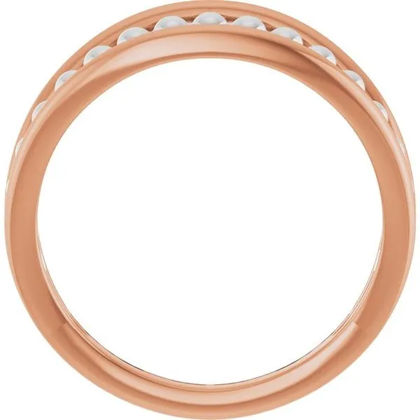 Negative Space Beaded Ring Image 2 Long Jewelers Chesapeake, VA