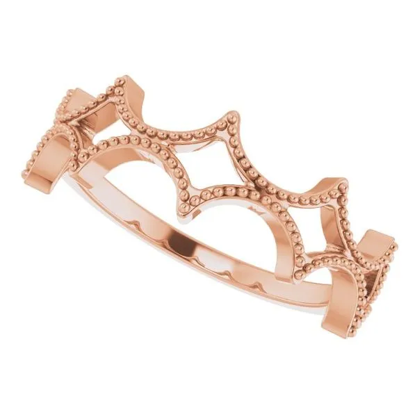 Stackable Geometric Ring Image 5 James Wolf Jewelers Mason, OH