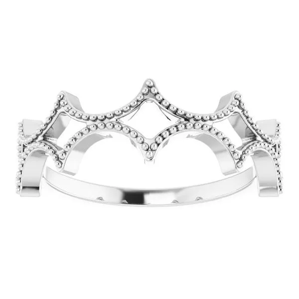 Stackable Geometric Ring Image 3 James Wolf Jewelers Mason, OH