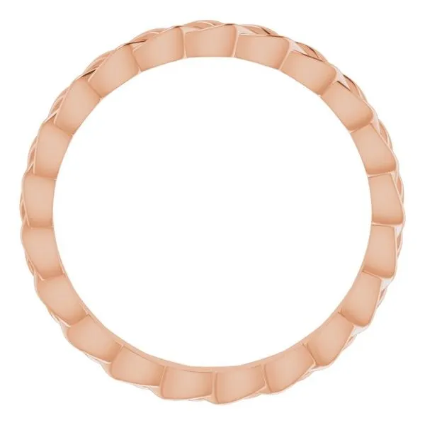 Woven-Design Band Image 2 Albert's Jewelers Kingsland, GA