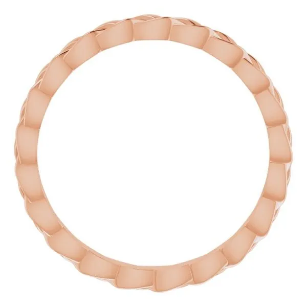 Woven-Design Band Image 2 Albert's Jewelers Kingsland, GA