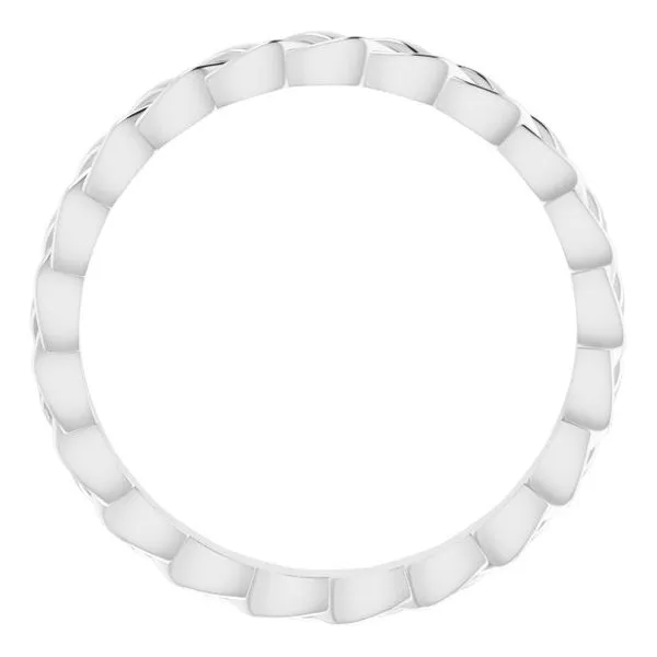 Woven-Design Band Image 2 Albert's Jewelers Kingsland, GA