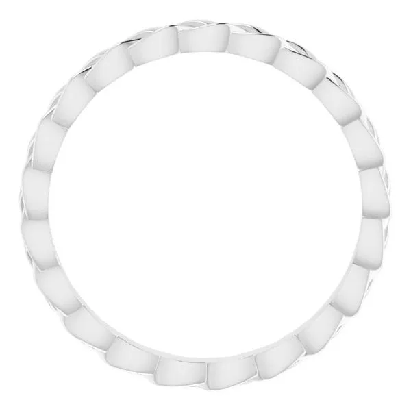 Woven-Design Band Image 2 Cherry Street Jewelers Tulsa, OK