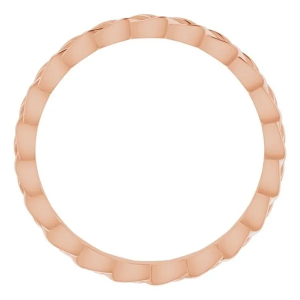 Woven-Design Band Image 2 Mead Jewelers Enid, OK