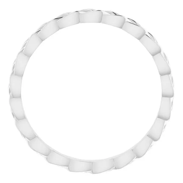 Woven-Design Band Image 2 Mead Jewelers Enid, OK