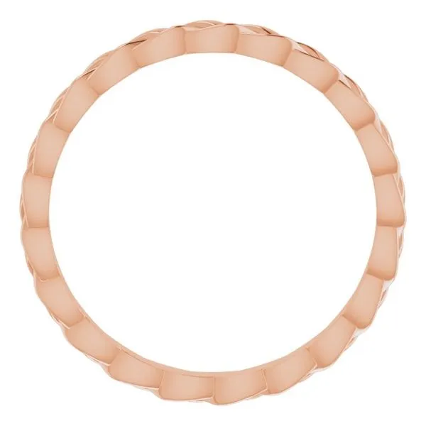 Woven-Design Band Image 2 Mead Jewelers Enid, OK