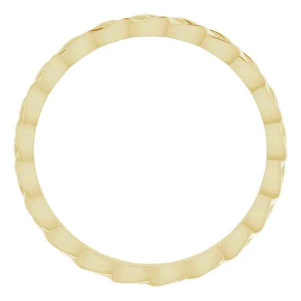 Woven-Design Band Image 2 Mead Jewelers Enid, OK