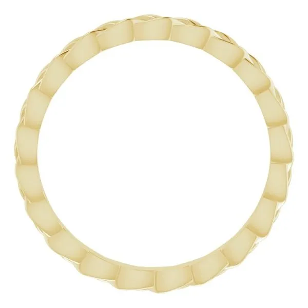 Woven-Design Band Image 2 Albert's Jewelers Kingsland, GA