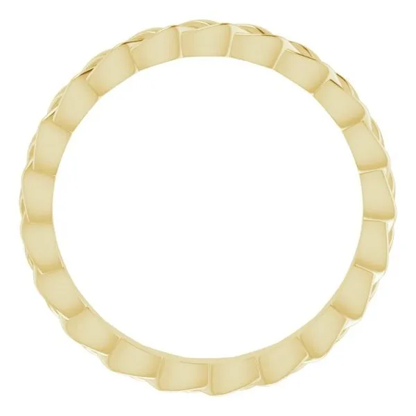 Woven-Design Band Image 2 Albert's Jewelers Kingsland, GA