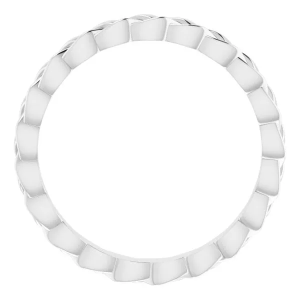 Woven-Design Band Image 2 Cherry Street Jewelers Tulsa, OK