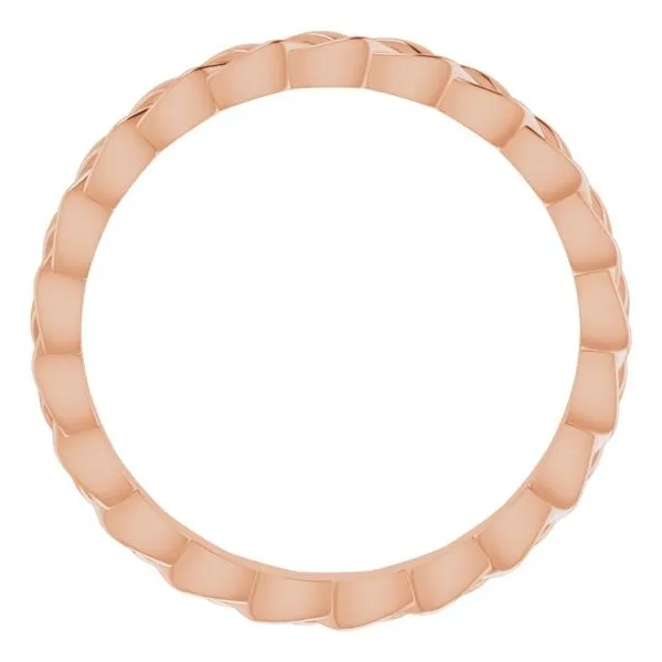 Woven-Design Band Image 2 Cherry Street Jewelers Tulsa, OK