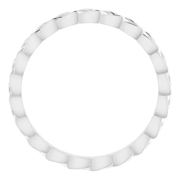 Woven-Design Band Image 2 Cherry Street Jewelers Tulsa, OK