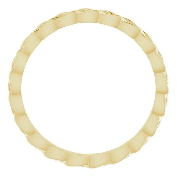 Woven-Design Band Image 2 Cherry Street Jewelers Tulsa, OK